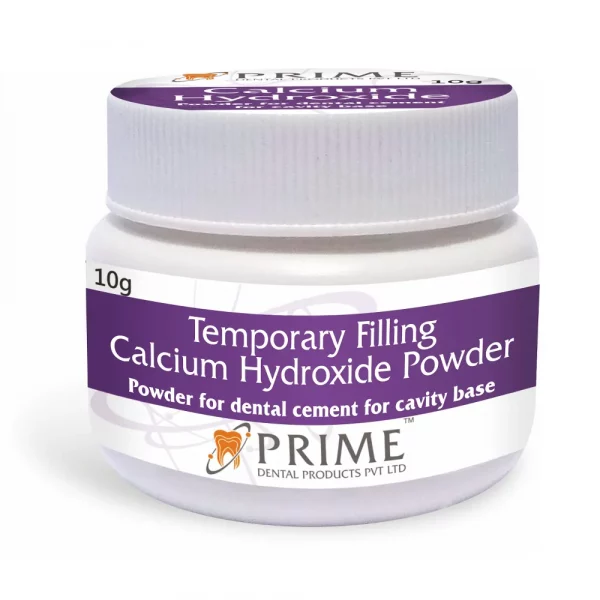 Prime Dental Temporary Filling Calcium Oxide Powder 10g Bottle